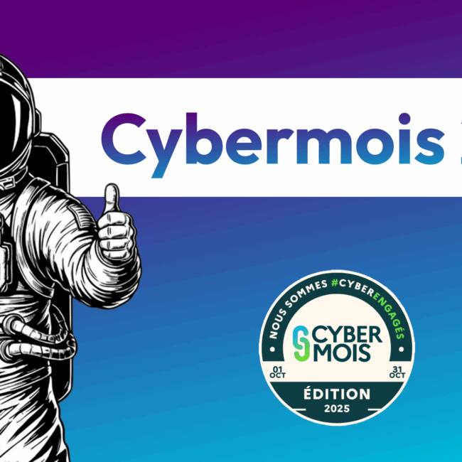 Invitation au CyberGame de Hucency pour sensibiliser aux cyberattaques pendant le Cybermois 2025.