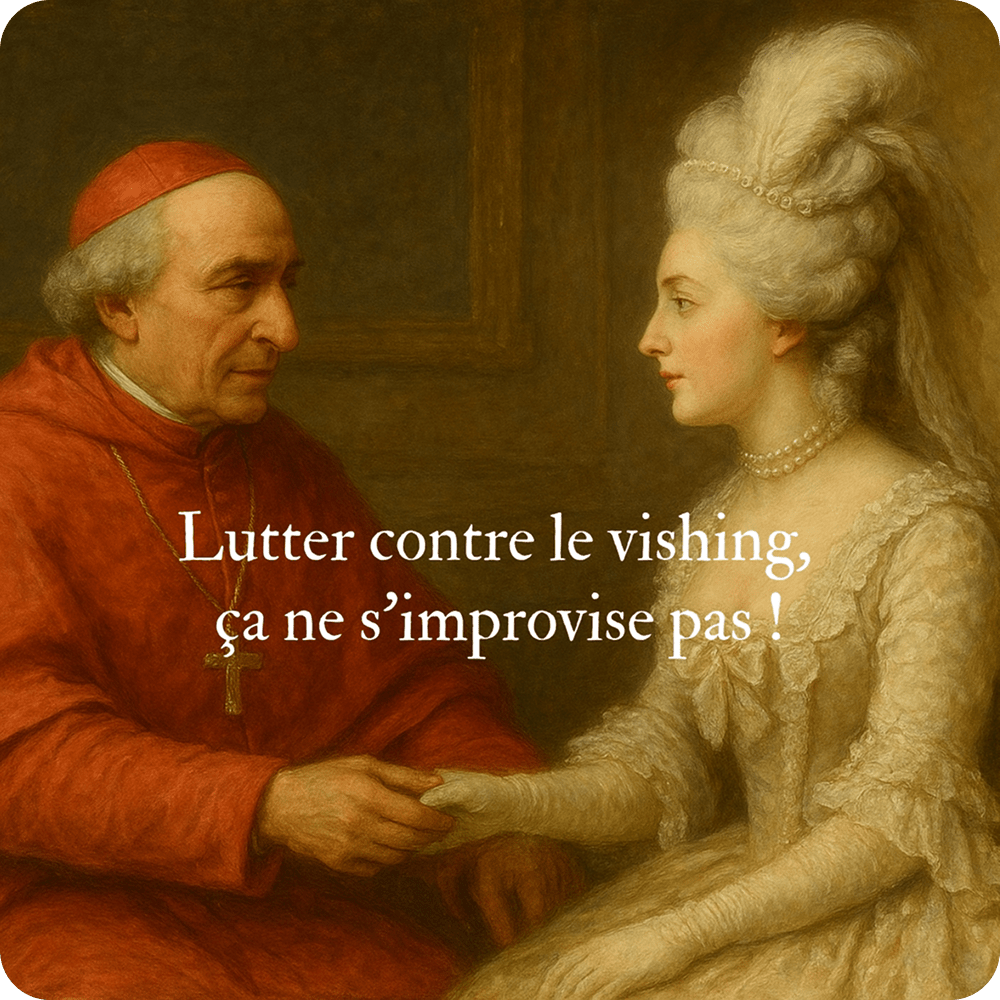 Hucency - Lutter contre le vishing Visuel de sensibilisation Hucency rappelant que lutter contre le vishing ne s’improvise pas.