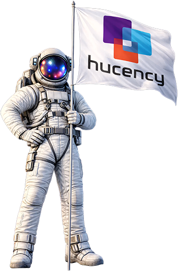 HUCENCY HUman CENtered CYbersécurity - Astronaute pionner drapeau